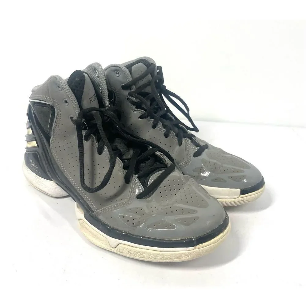 Adidas D Rose Derrick Rose 773 Grey Basketball Shoes Boys Youth Size 5.5